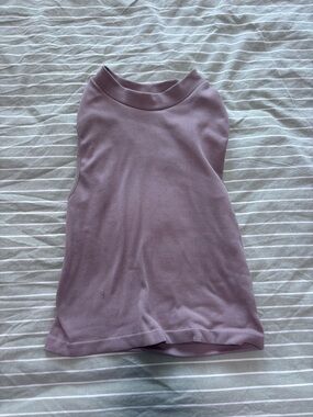 Sleeveless Ribbed Tank Top - Dusty Lavender